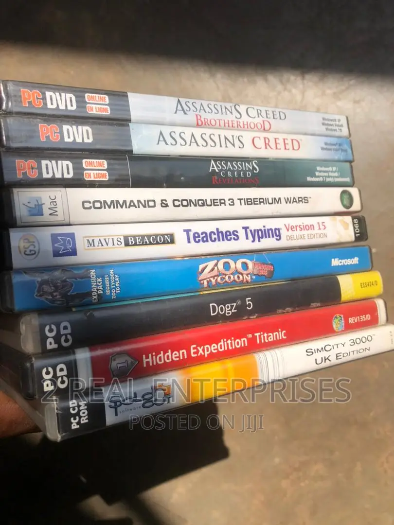 Various PC DVD-Rom Games for Windows