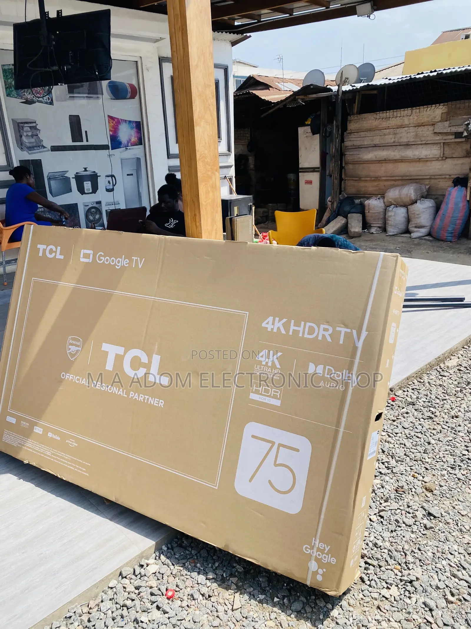 Classic Design TCL 75p635 75” Ultra HD Smart Google Tv 