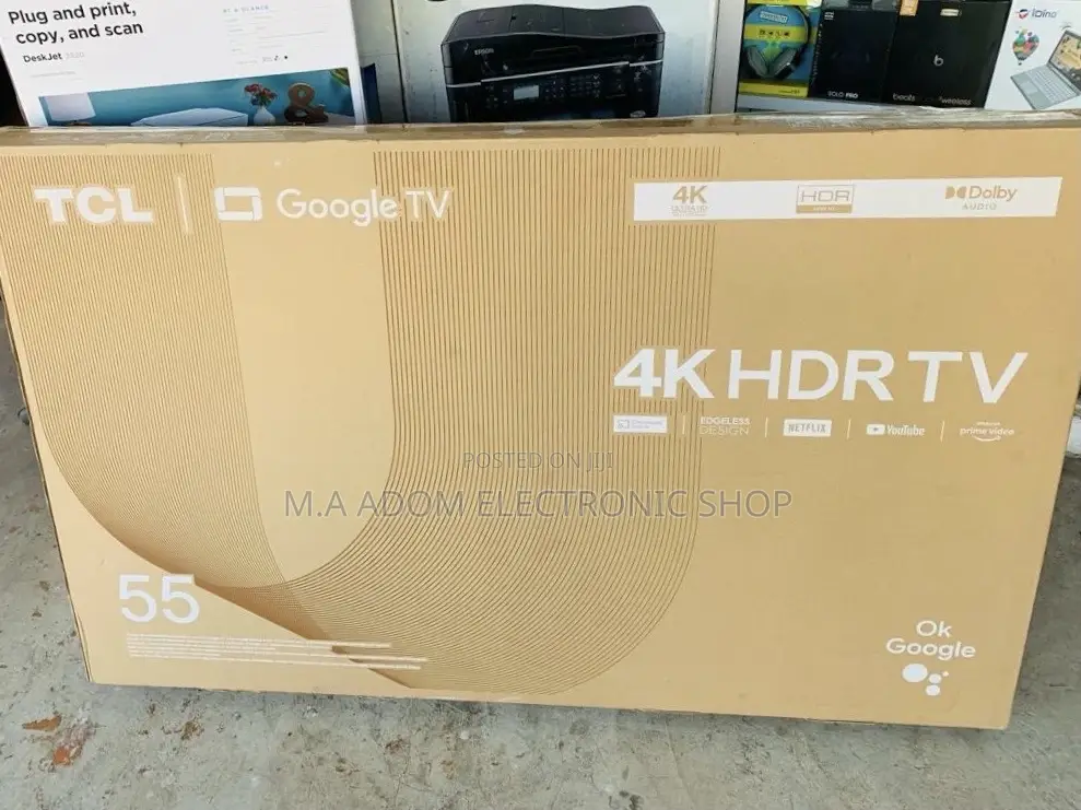 Energy Saving TCL(55P635)55 Inch HDR Google Smart Tv