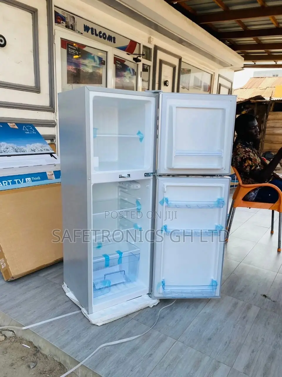 Topfreezer Doubledoor Zara-22tm Reliable Gray Fridge