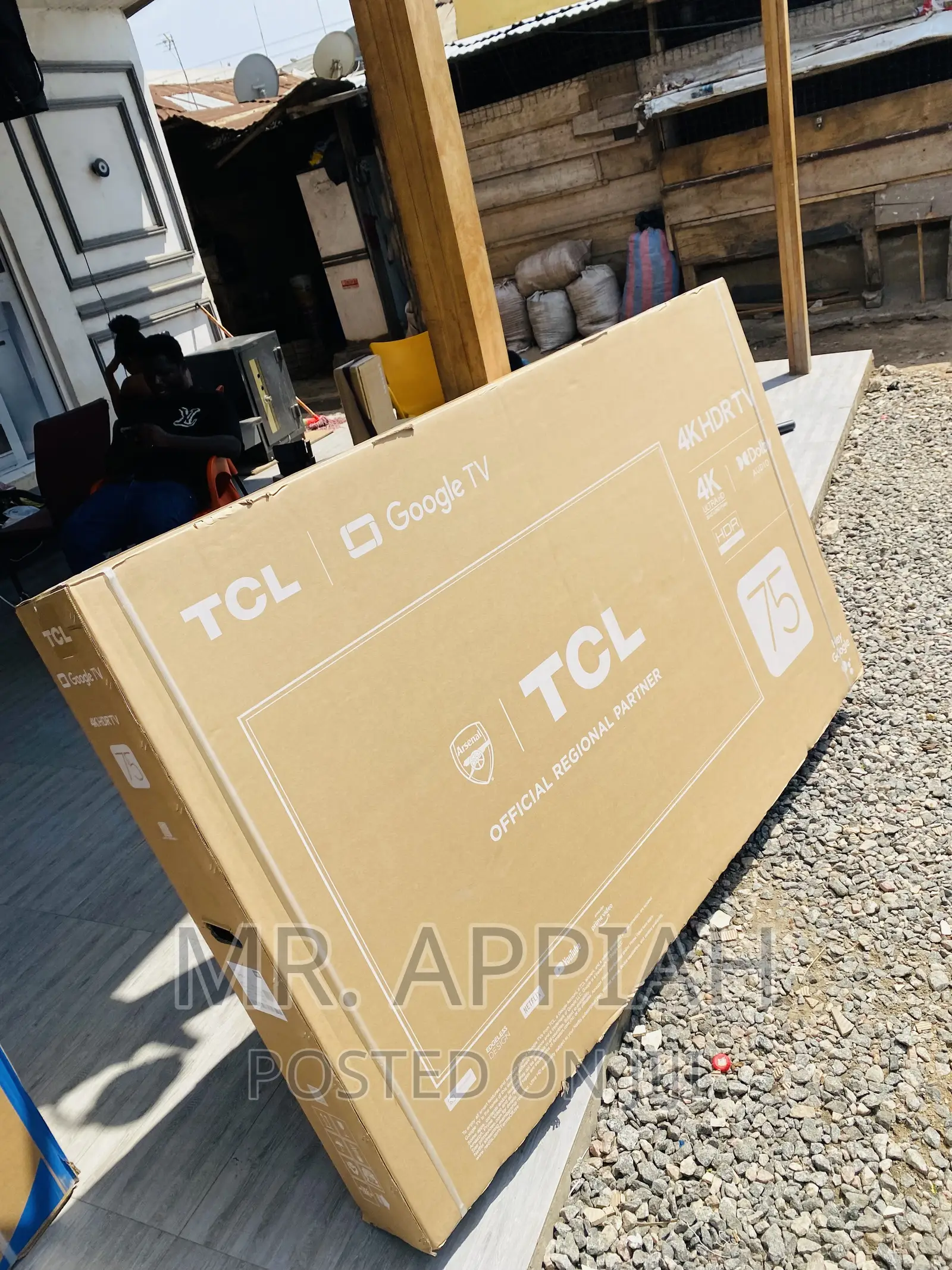 Well Design TCL 75p635 75 Inch HDR Google Smart Tv.