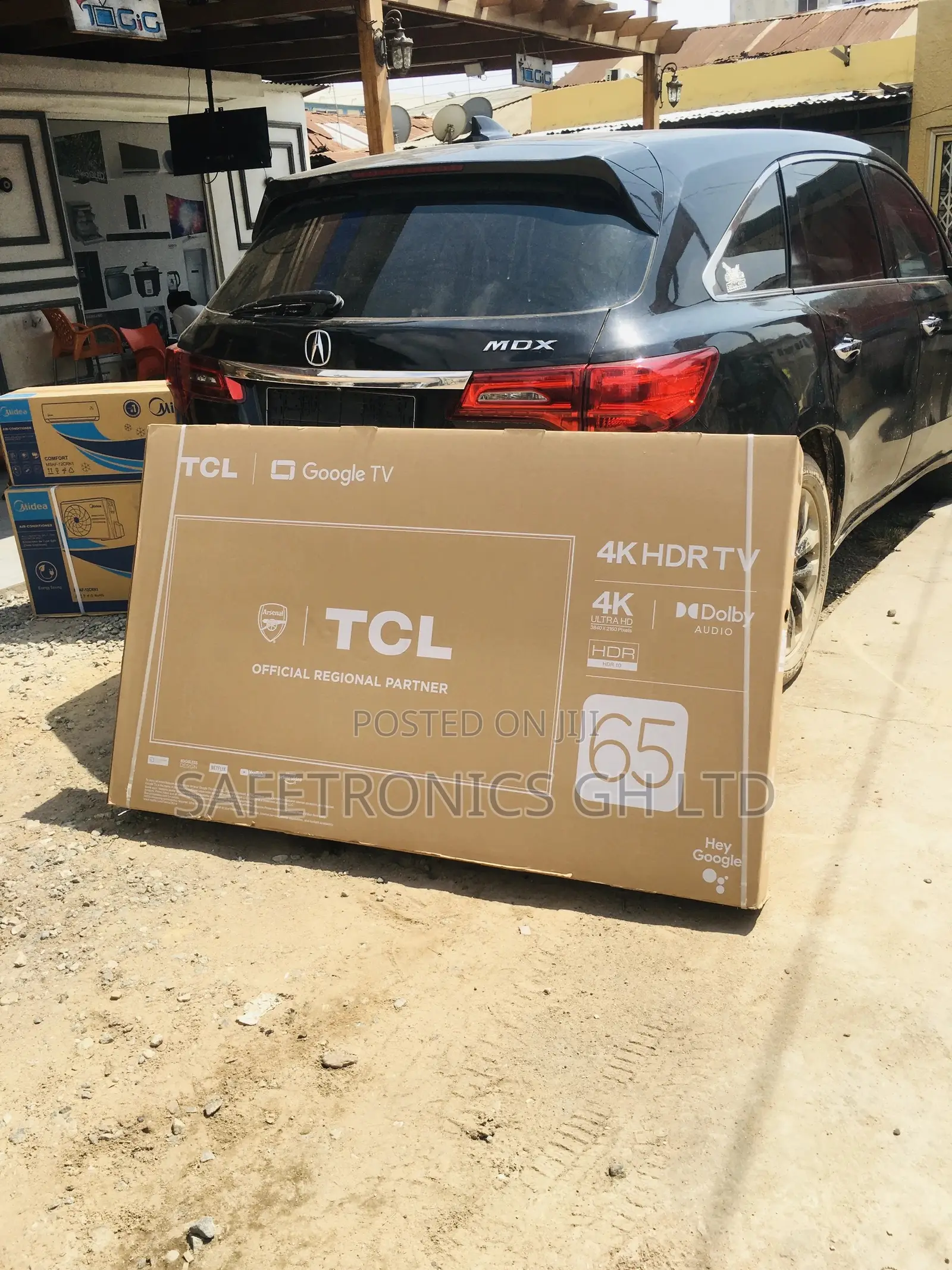 Glossy P635 65 Inches Led TCL Smart Black Electric Uhd Tv