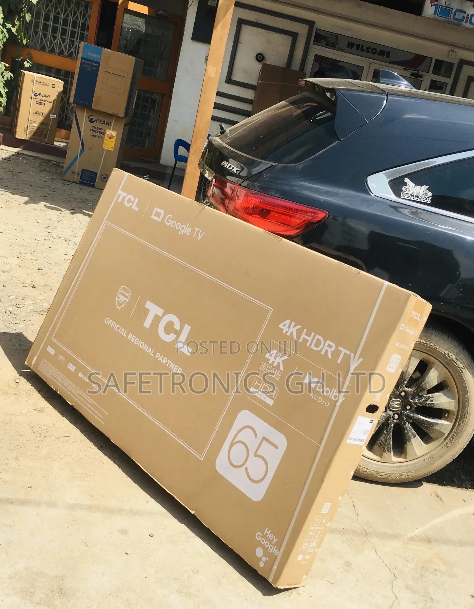 65 Inches Glossy Led P635 TCL Electric Uhd Smart Black Tv