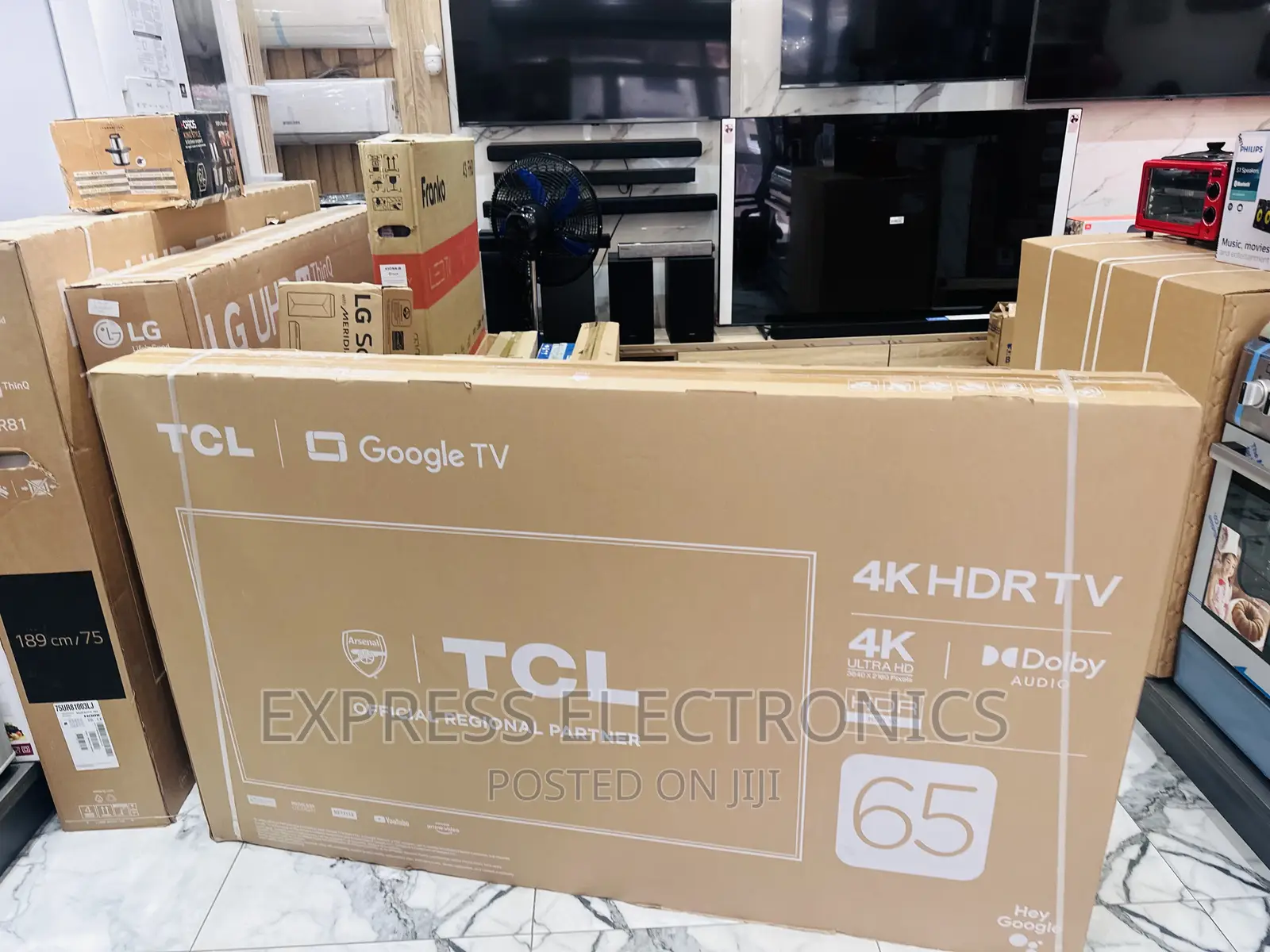 Text Us for Your Favorite TCL 65”P635 Uhd Smart