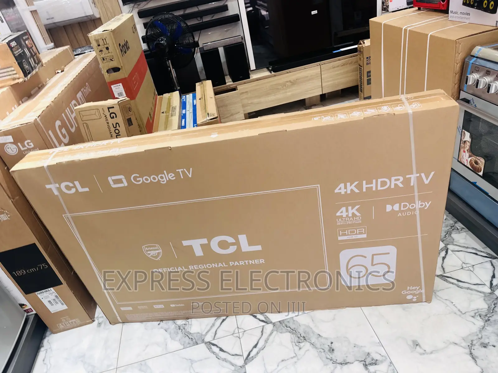 Dynamic Sleek New TCL 65”P635 Uhd Smart Glossy Led