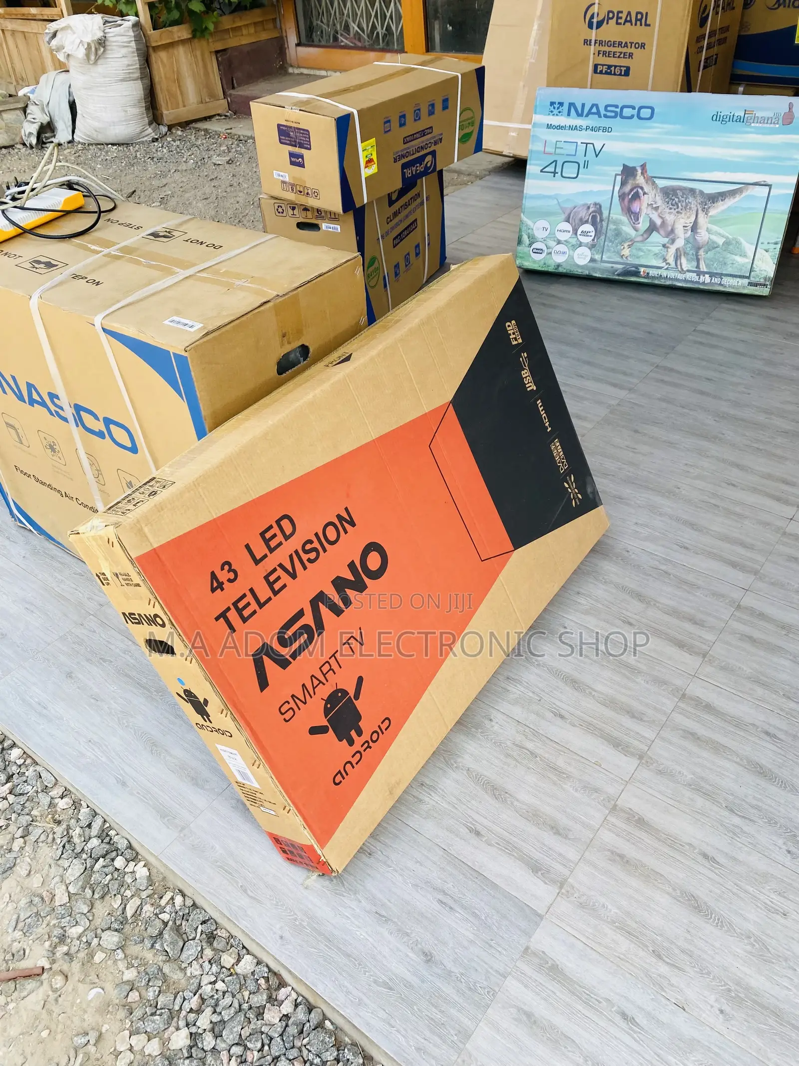 High Quality Asano 43 Inch Digital Satellite Smart Tv