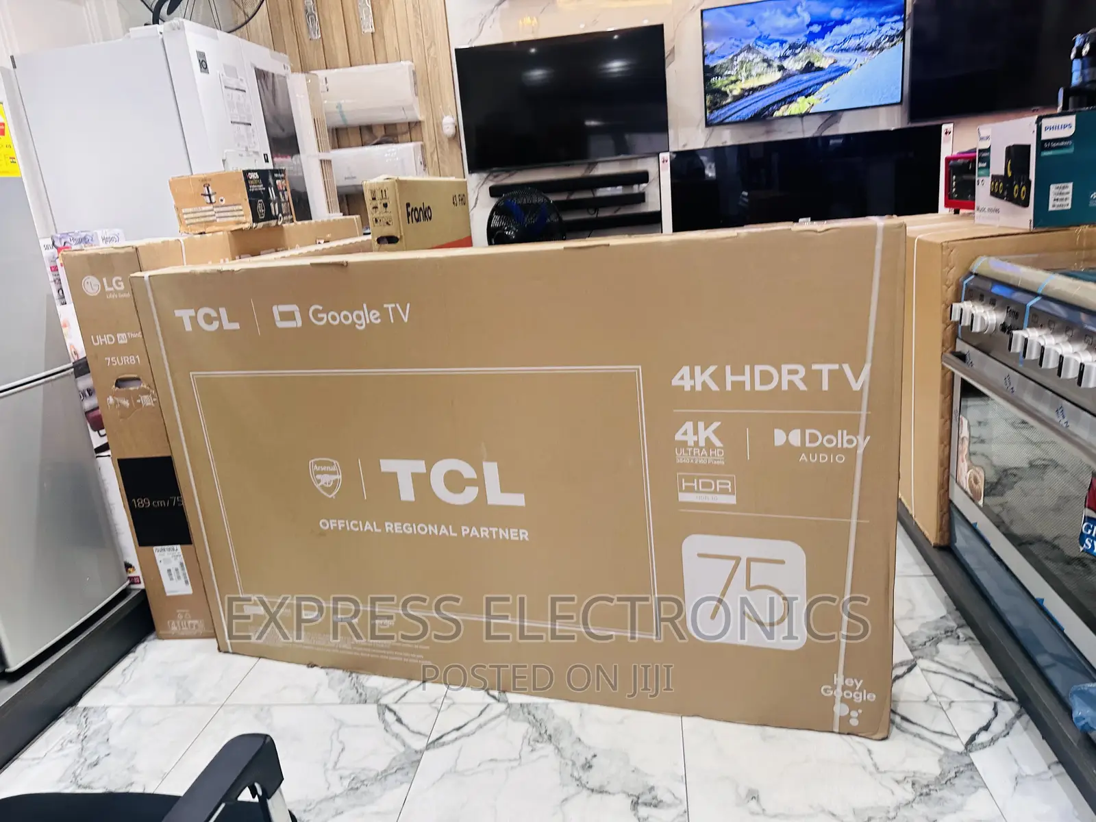 UHD Smart TCL 75”P635 Android  