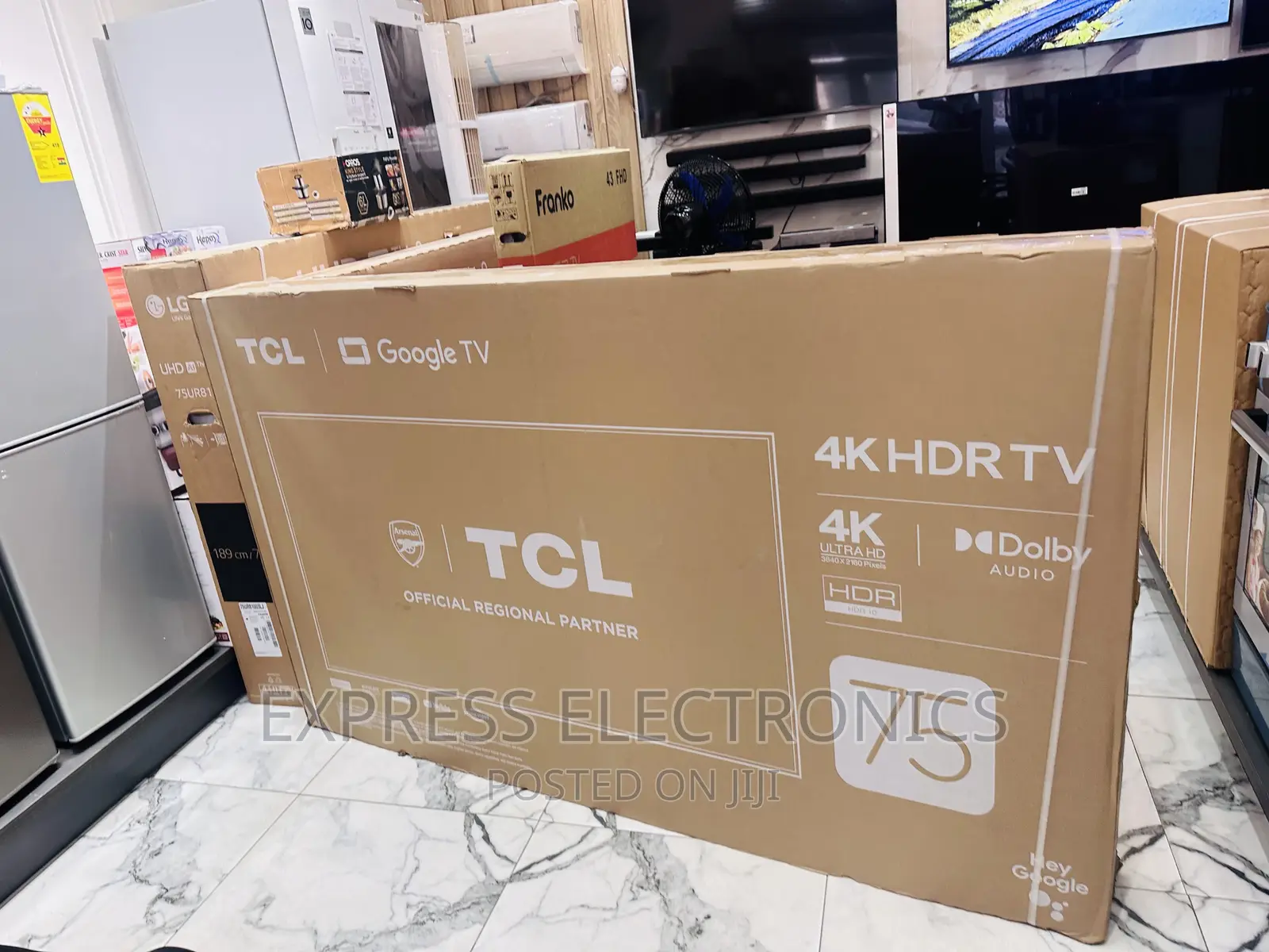 UHD Android  TCL 75”P635 Tv 