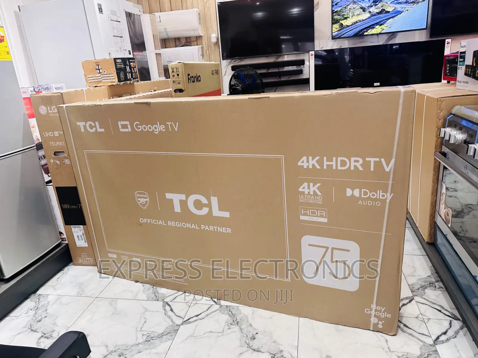 UHD Android  TCL 75”P635 Tv 