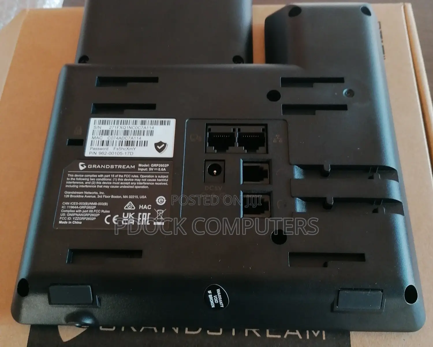 Grandstream Grp2602w Wireless / Wifi 6 Essential IP Phone