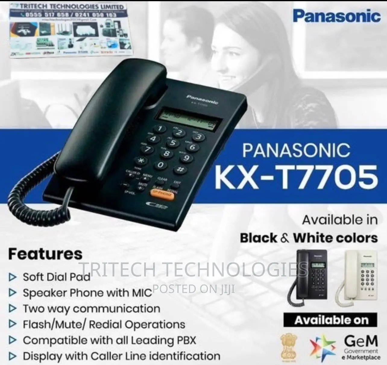 Panasonic Kx-t7705 Telephone