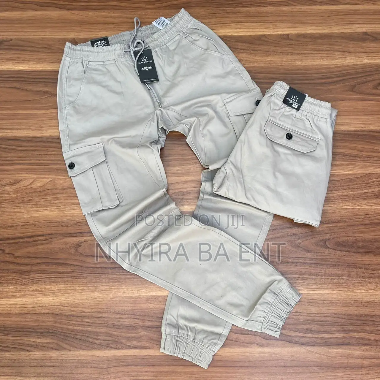 Black Island Khaki Bumper Trouser Available In Stock