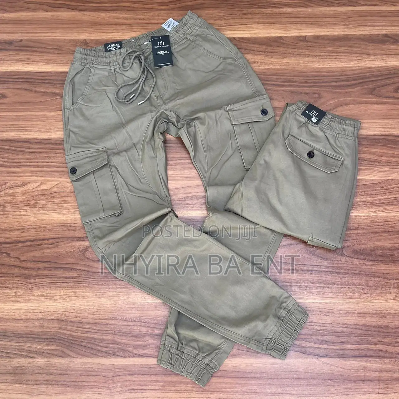 Black Island Khaki Bumper Trouser Available In Stock