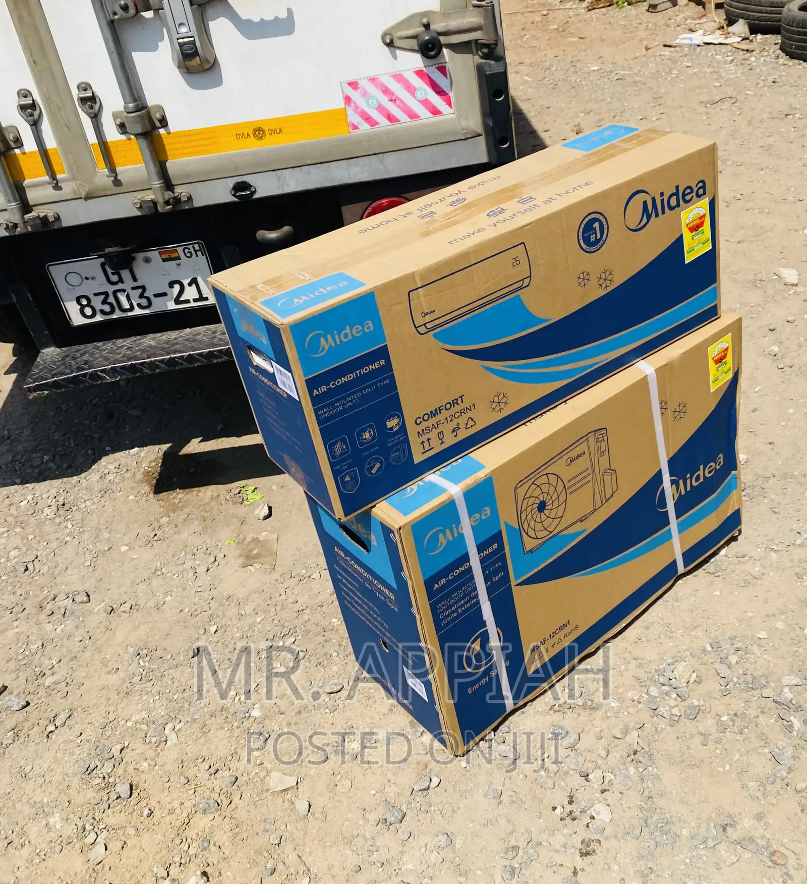 Sealed in Box Midea 1.5hp Split Type Air Conditioner(White)