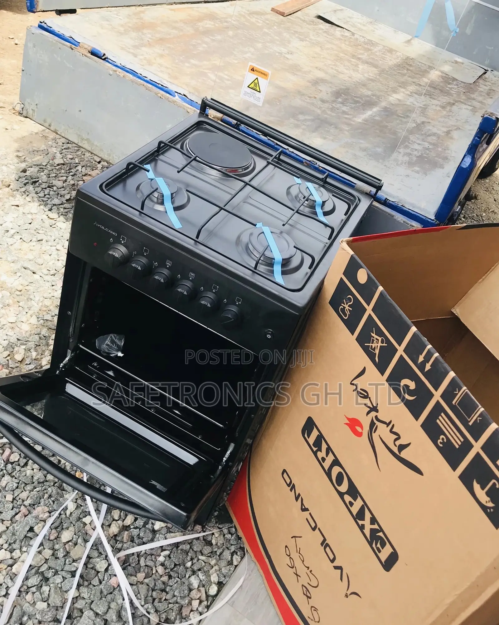 3 Gas Burner 1 Electric Oven With Grill 50x50 Volcano