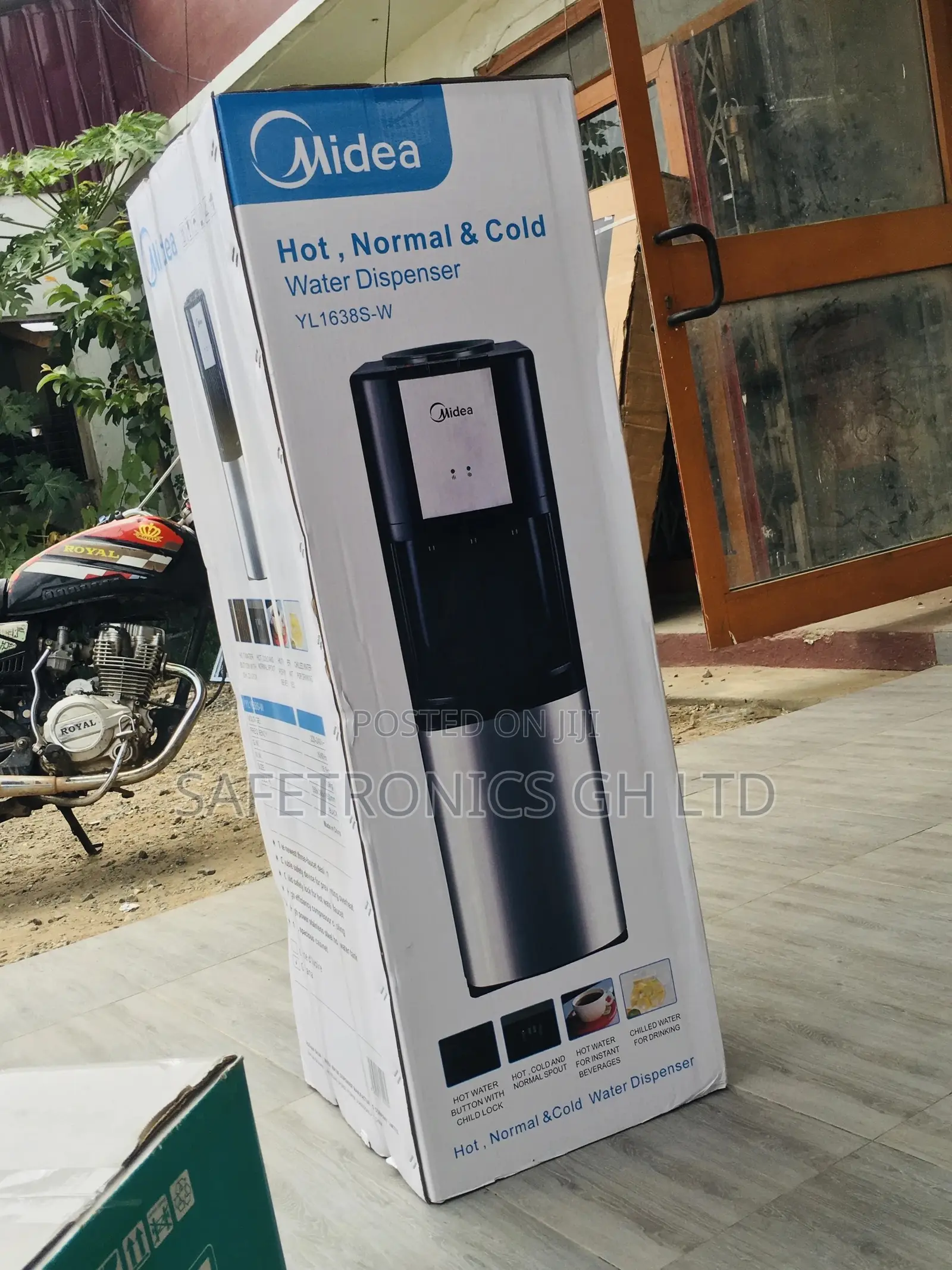 Affordable Hot/Cold Black Midea Water Dispenser Midea