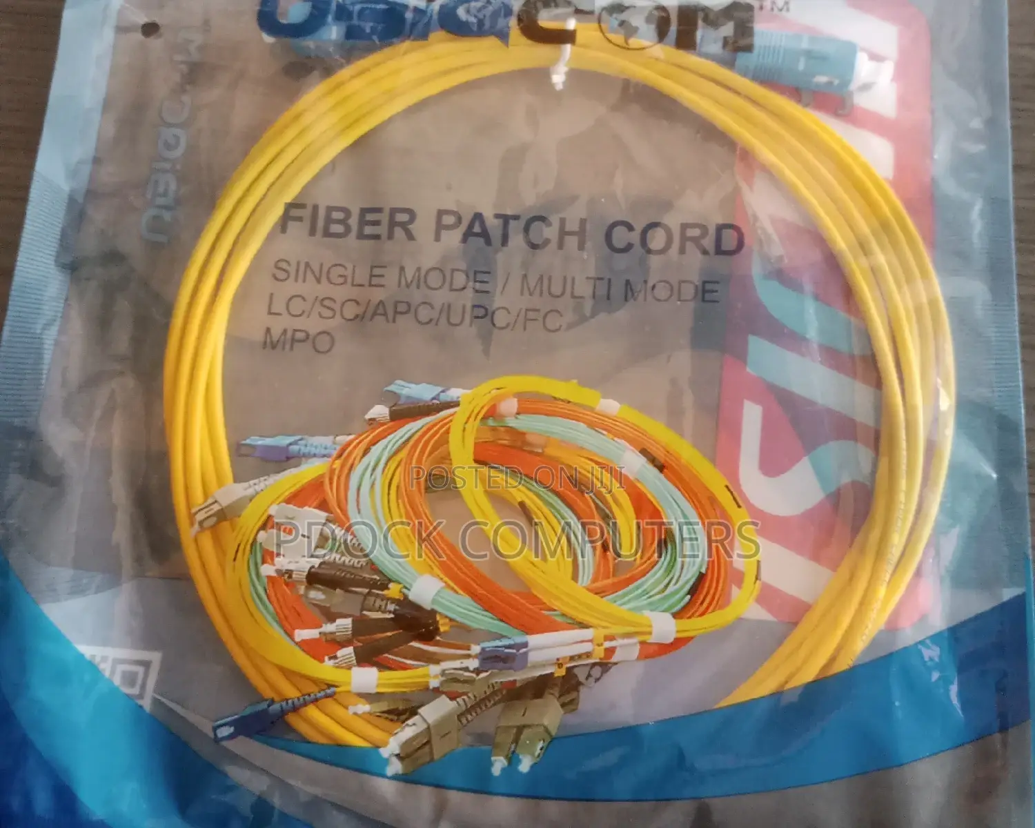 Sc-Sc Fiber Patch Cord 3m Single Mode , Ubiqcom