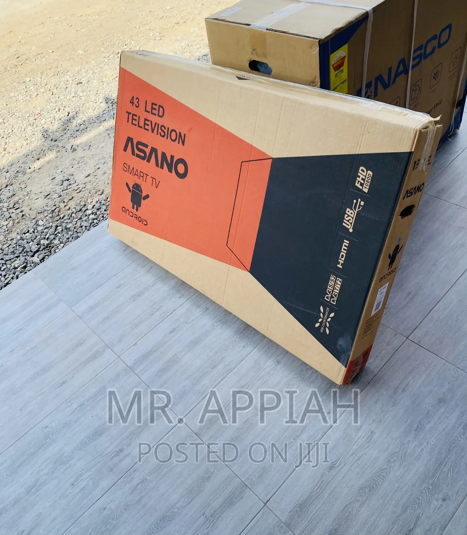Energy Sufficient Asano 43 Inch Digital Satellite Smart Tv.