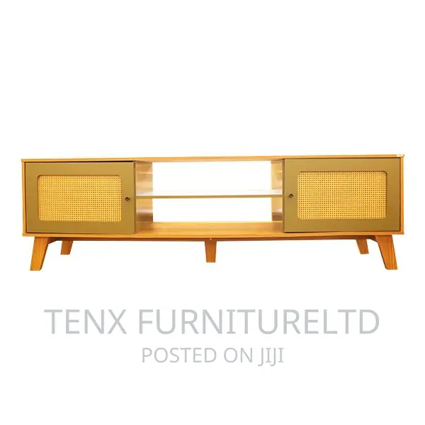 TV Stand Charlote (Rattan Oak/Mint)