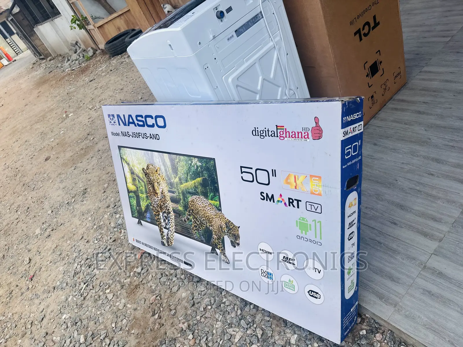 Intelligent Design Slim UHD Smart Nasco 50”
