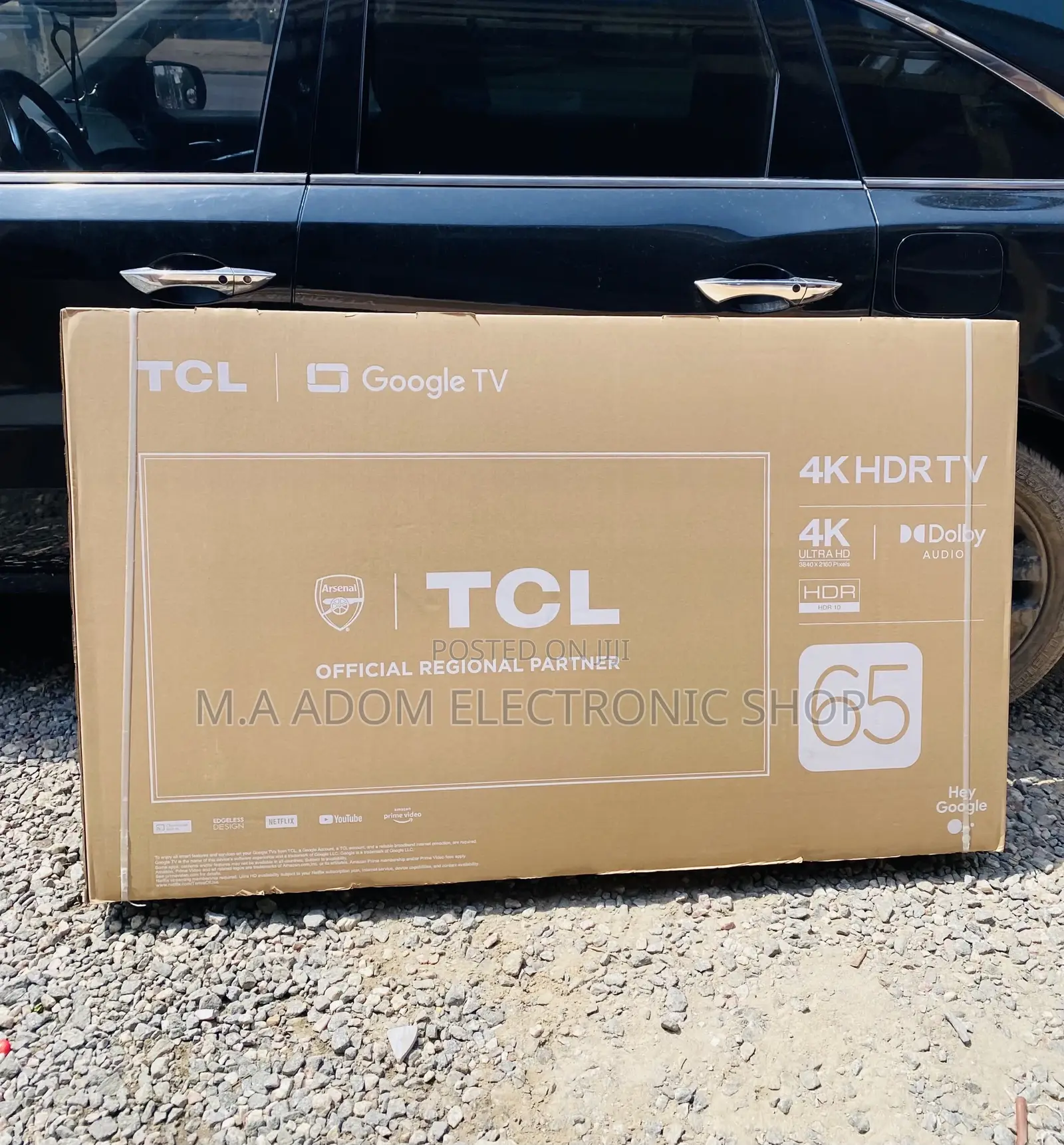 Well Design TCL (65p635)65 Inch HDR Google Smart Tv.