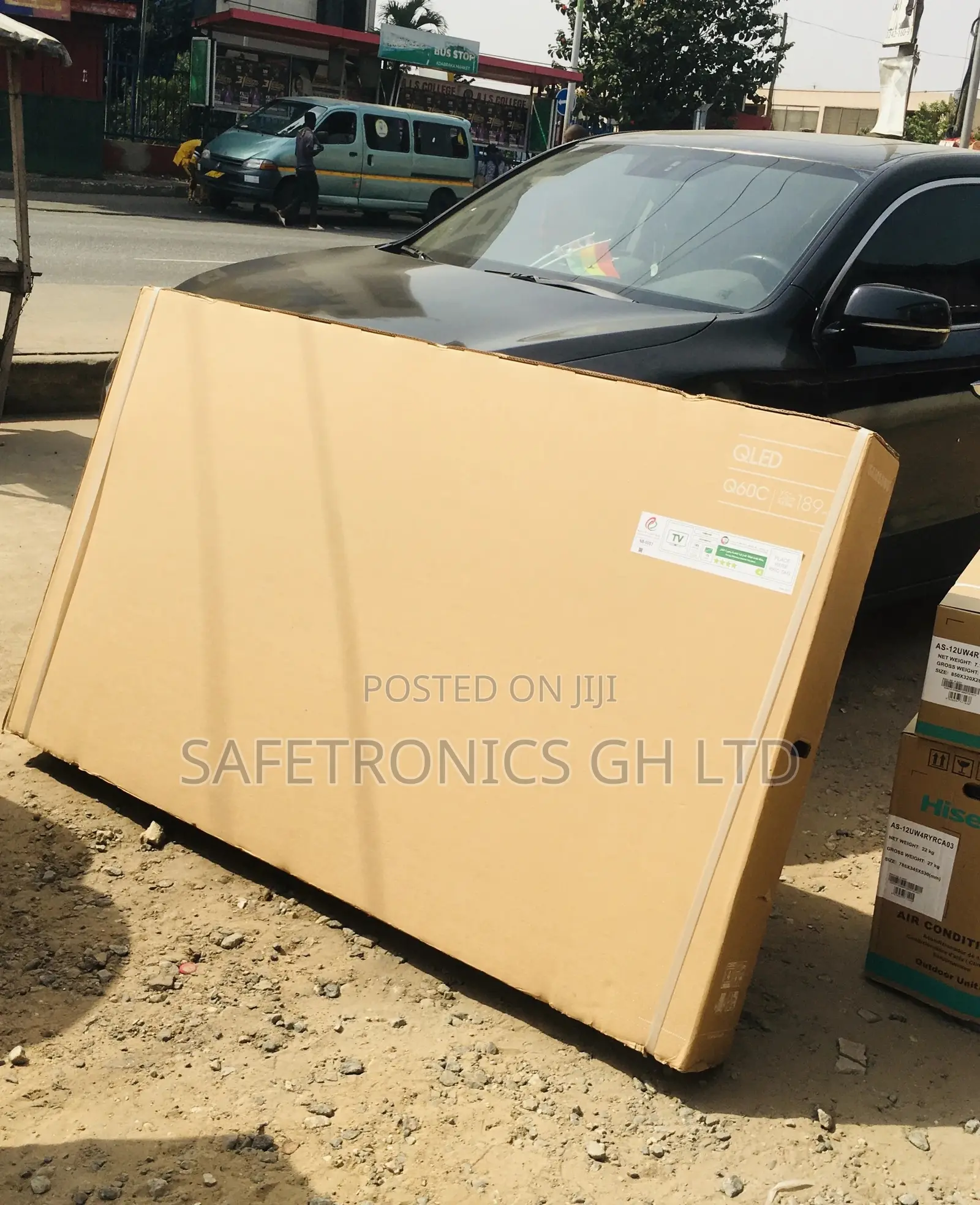  75 Inches UHD Smart Black Samsung Q60C Glossy LED Tv