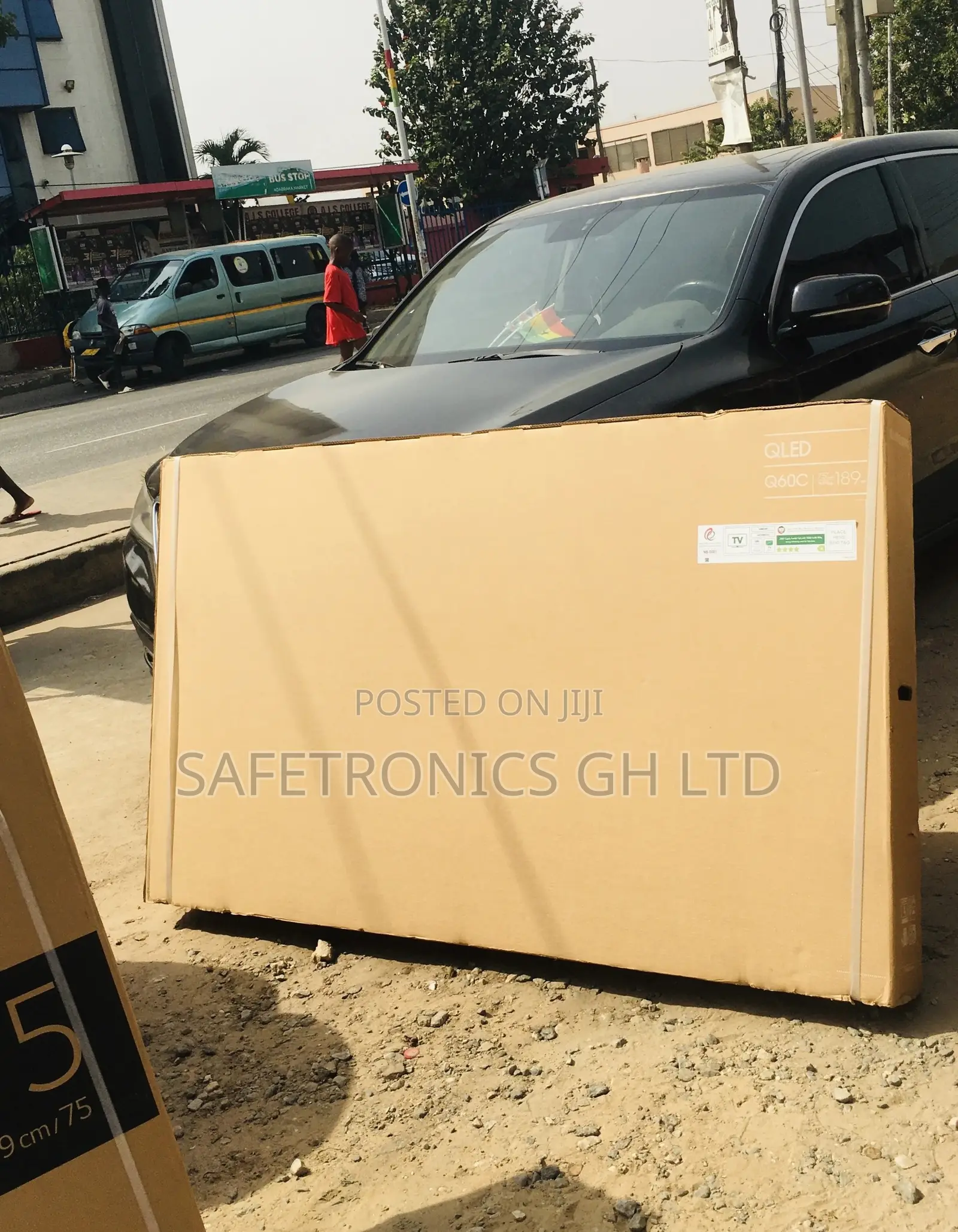  75 Inches UHD Smart Black Samsung Q60C Glossy LED Tv