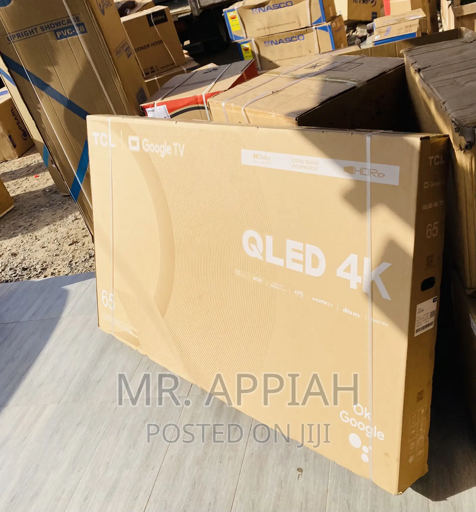 Elegant Black TCL 65c645 65” Ultra Hd Smart Qled Google Tv