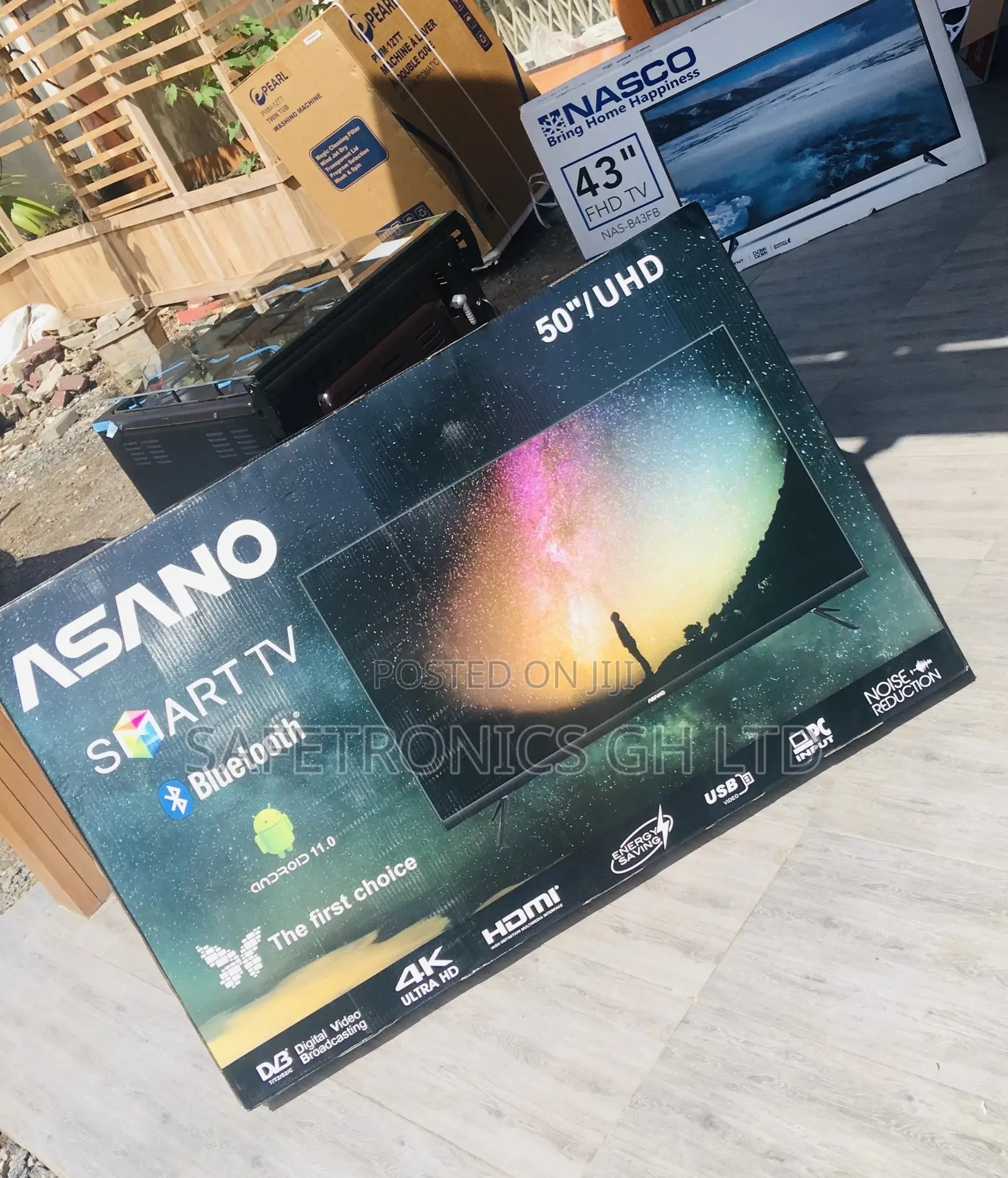 Asano Glossy LED Electric Smart Electric UHD 50 Inches Tv