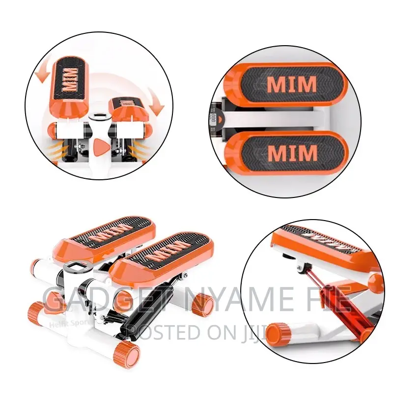 Digital Mini Stepper With Resistant Bands