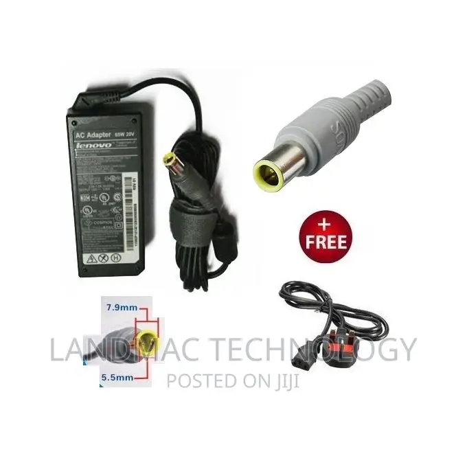 Lenovo Round Big Pin Laptop Replacement AC Adapter Charger 4