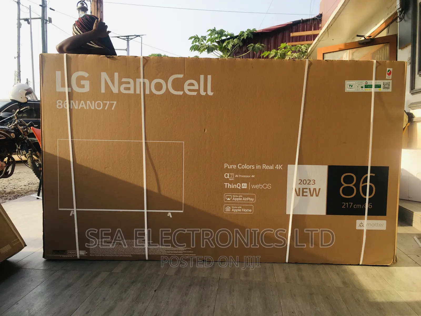 LG 86'' UHD TV 86NANO77 2023 + Magic Remote