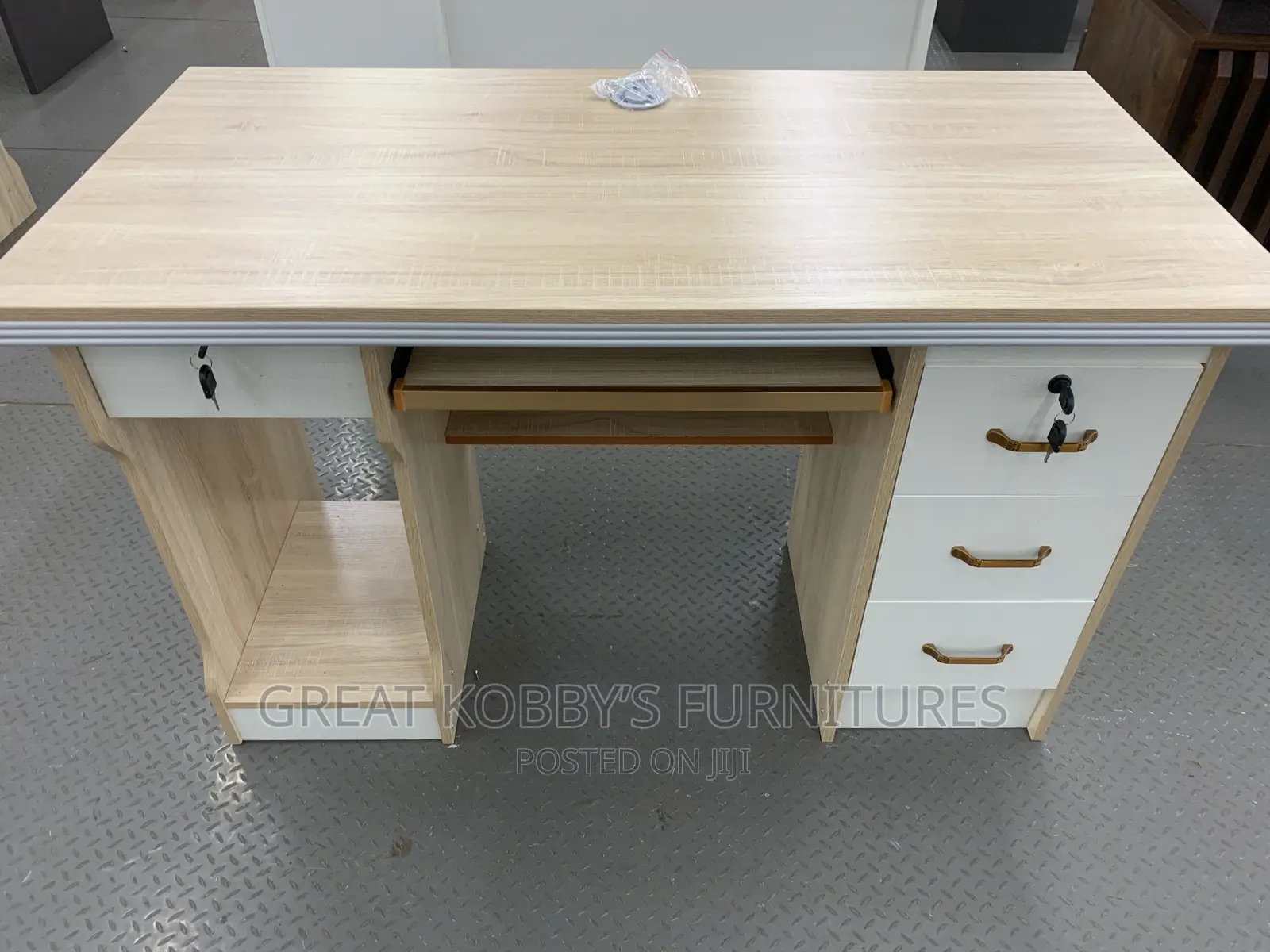 Office Table With Four Drawers