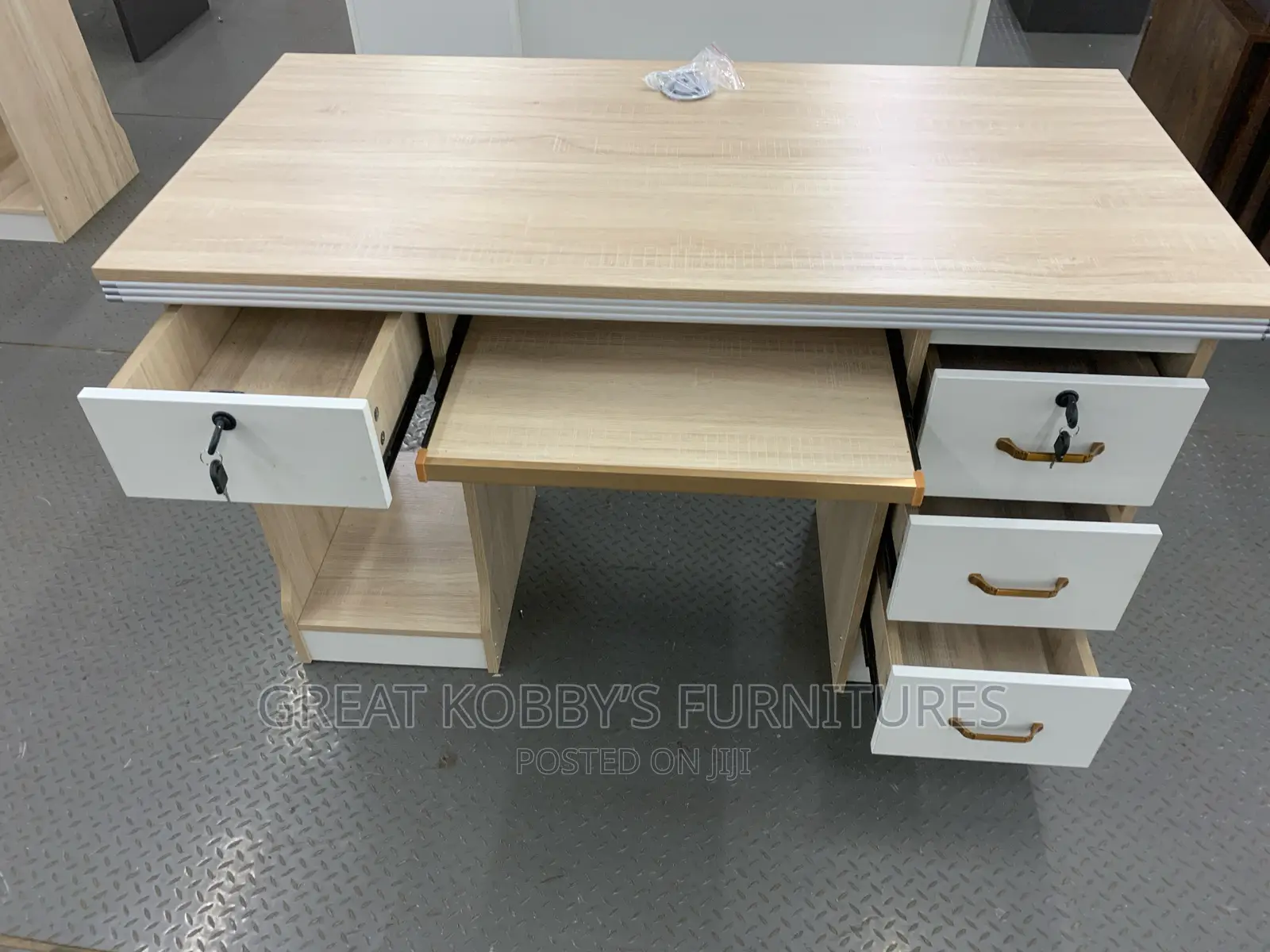 Office Table With Four Drawers