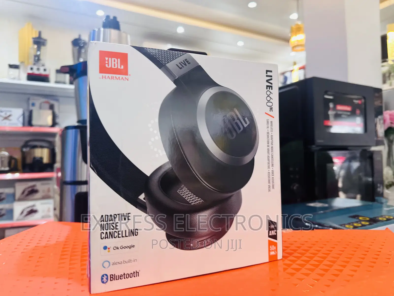 Glossy Black Sound Quality JBL Live 660 Headphones