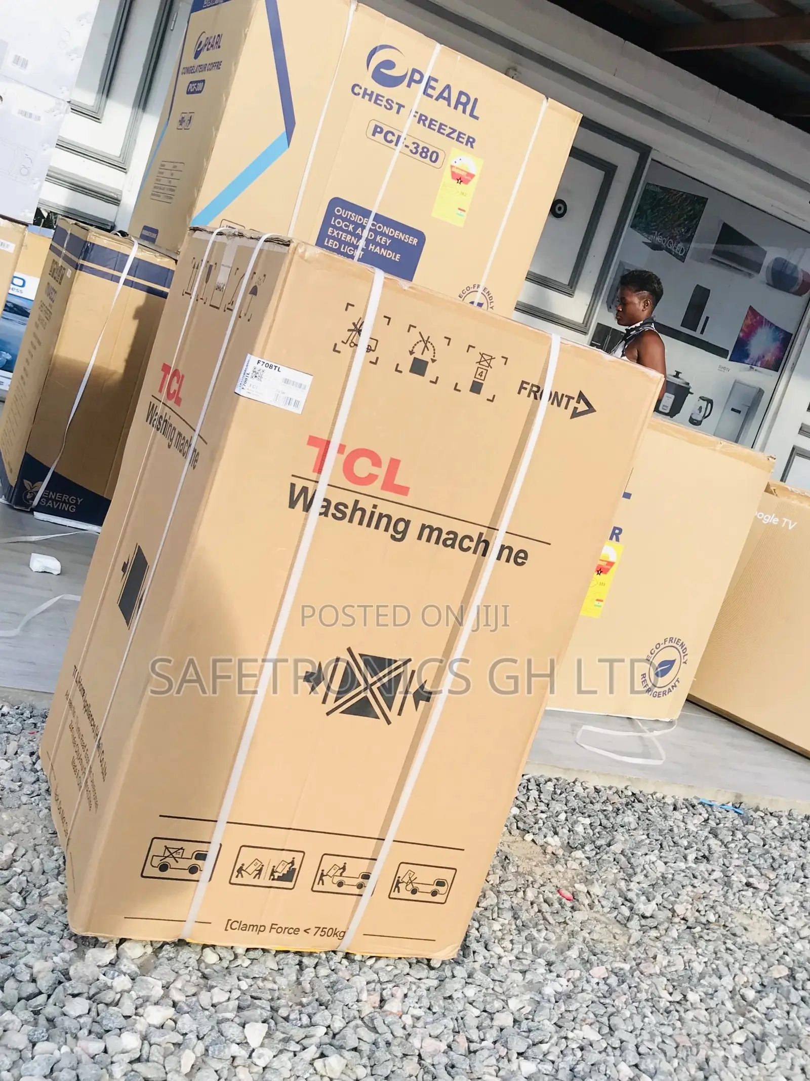 TCL Washingmachine Topload Fullyautomatic 7kg Electric Gray