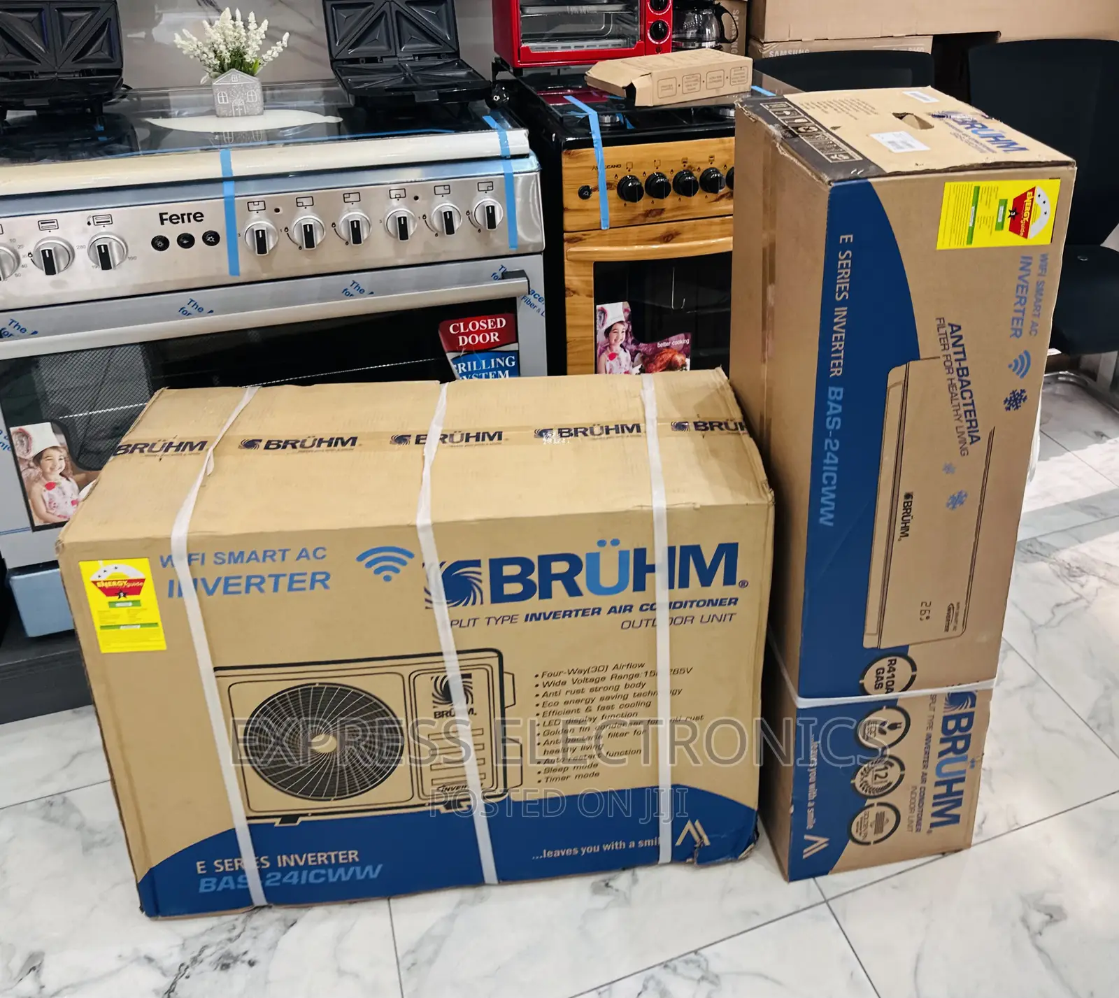 2.5hp Split R410 Gas Bruhm AC Inverter