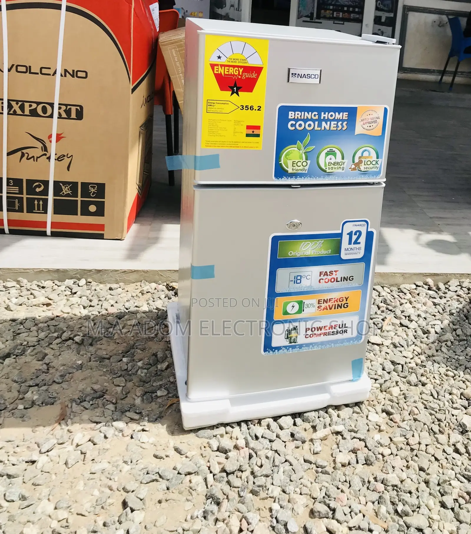 Purchase Affordable Nasco Nasf2-120 2 Door Table Top Fridge.