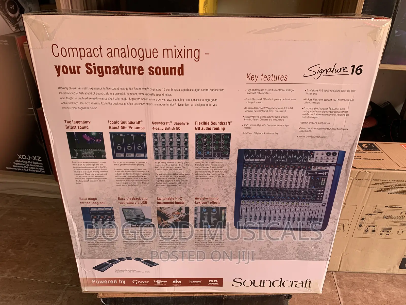 Soundcraft Signature 16channel Mixer