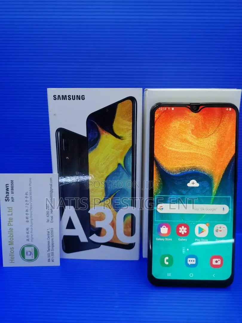 New Samsung Galaxy A30 64 GB Black