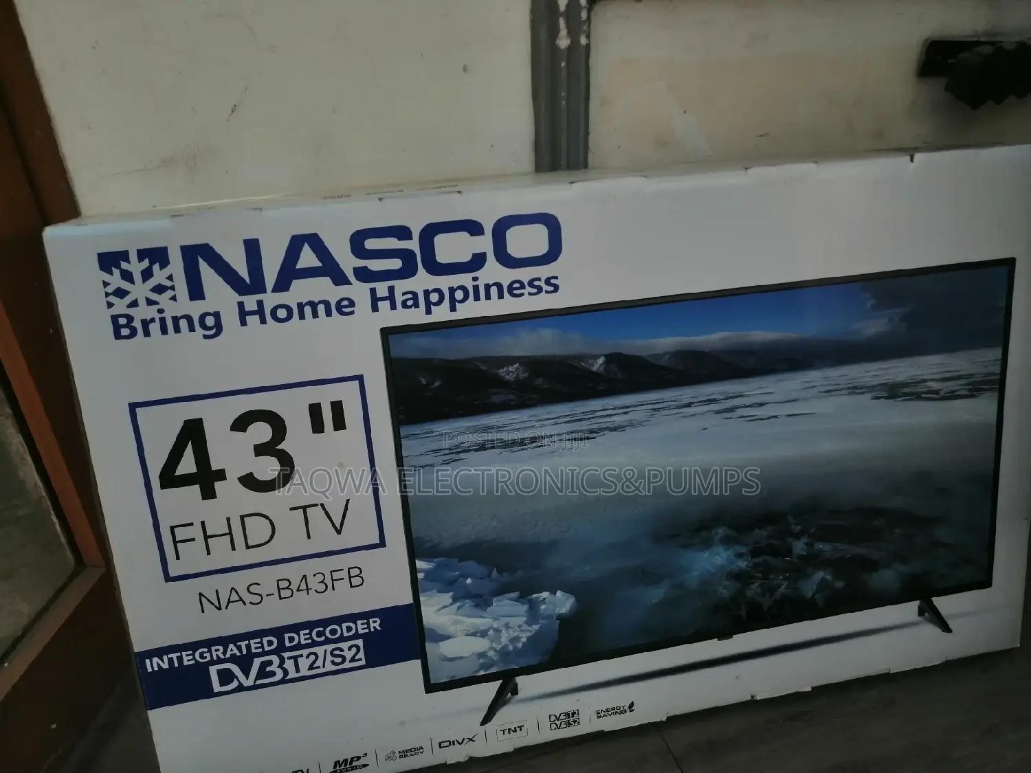 Nasco Brand New 43inch Digital Satellite