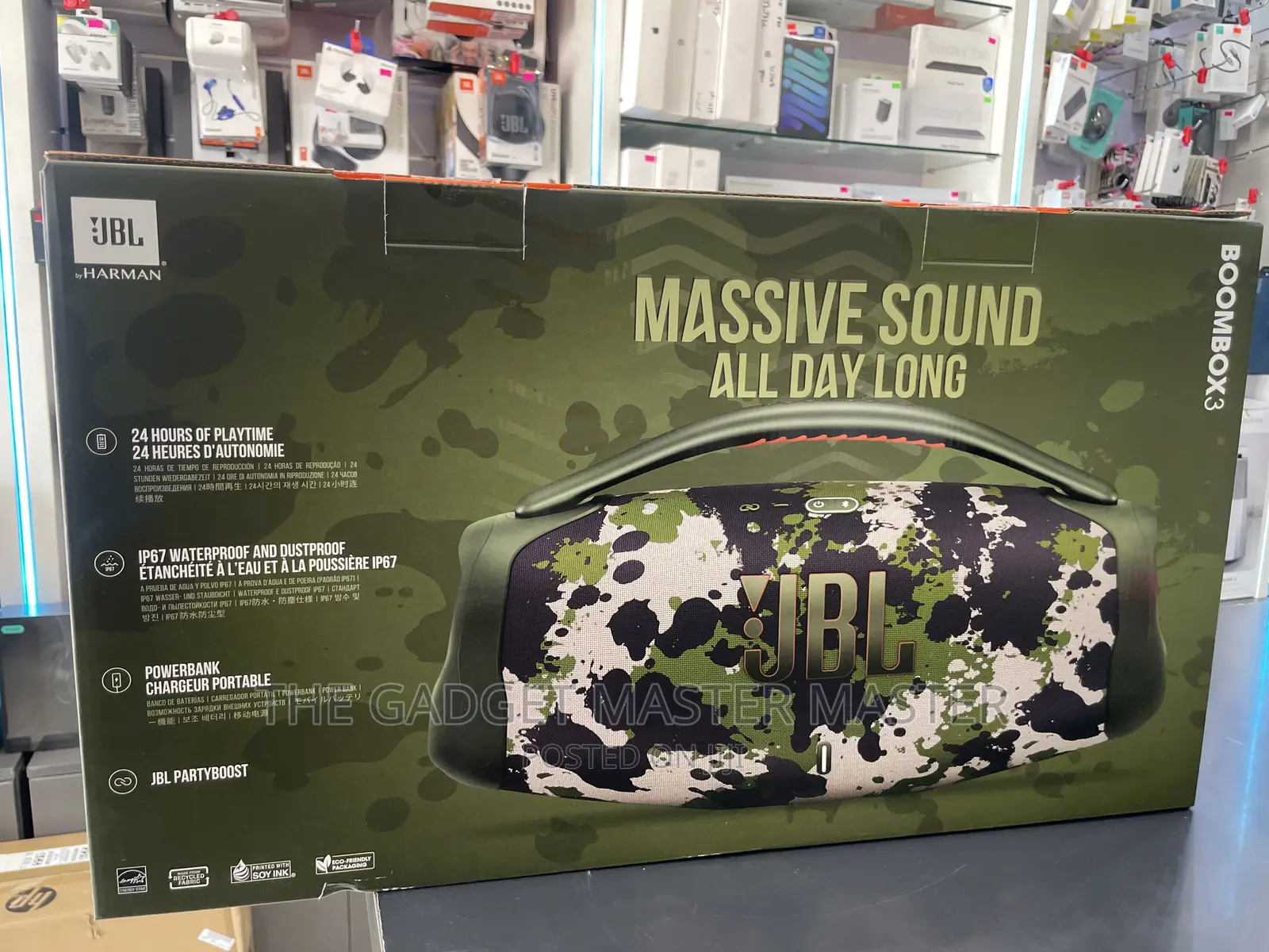 JBL Boombox 3 Portable Bluetooth Speaker