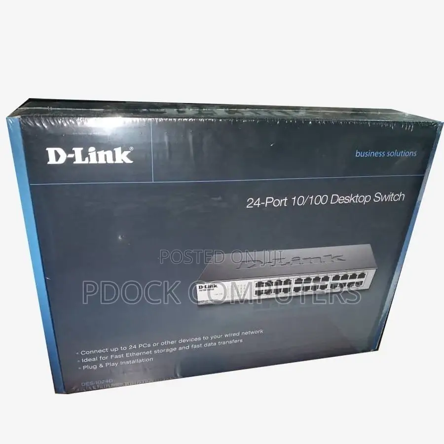 D-Link 24port 10/100 Unmanaged Desktop Switch