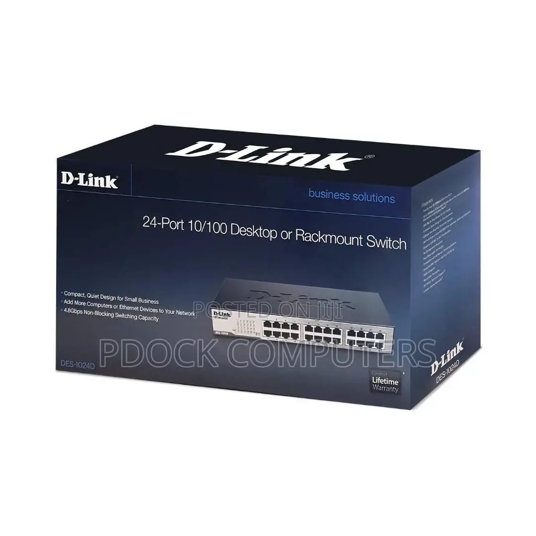 D-Link 24port 10/100 Unmanaged Desktop Switch