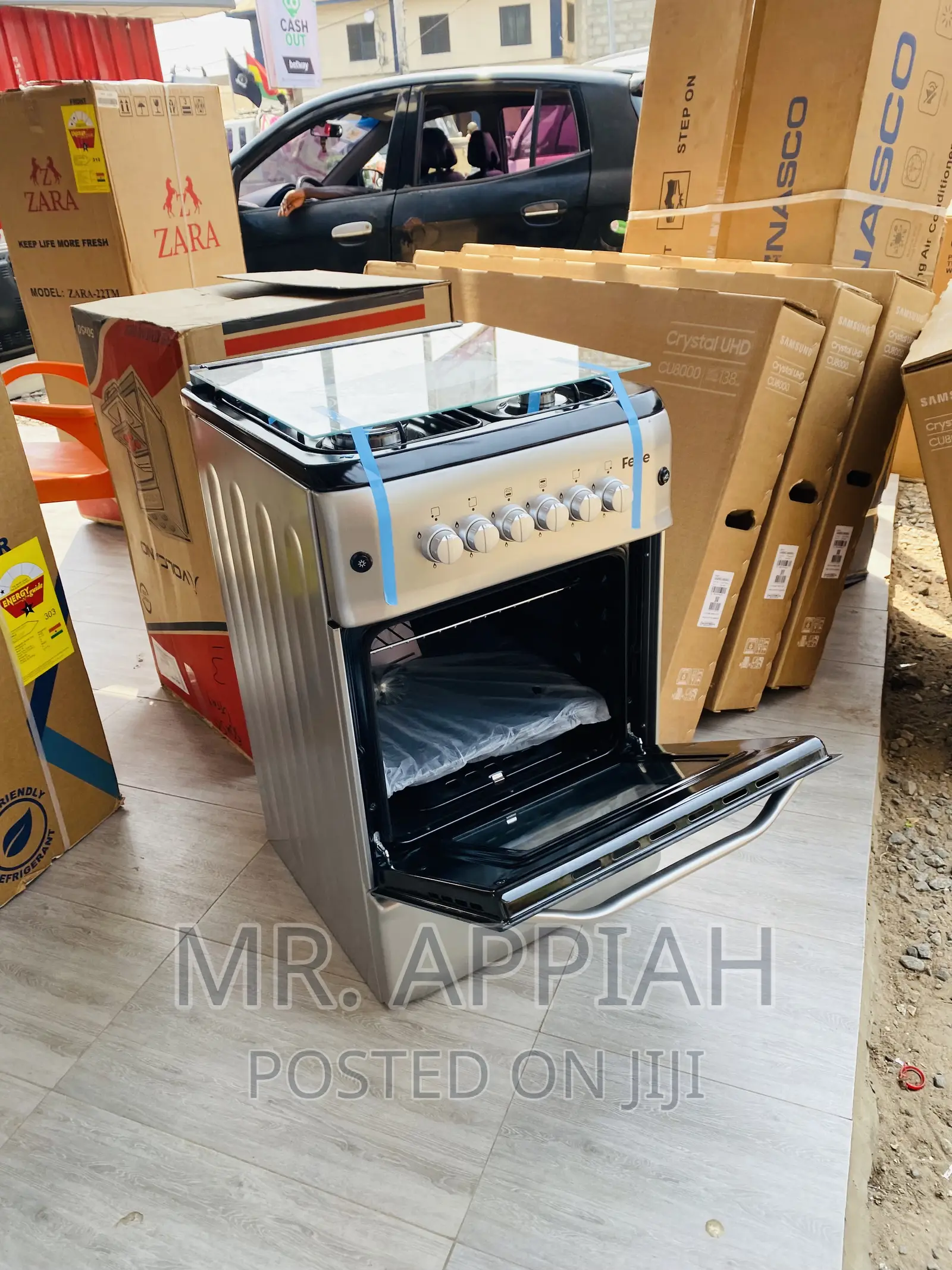 Purchase Original Ferre 50x55 4 Gas Burner + Oven.(Gray)