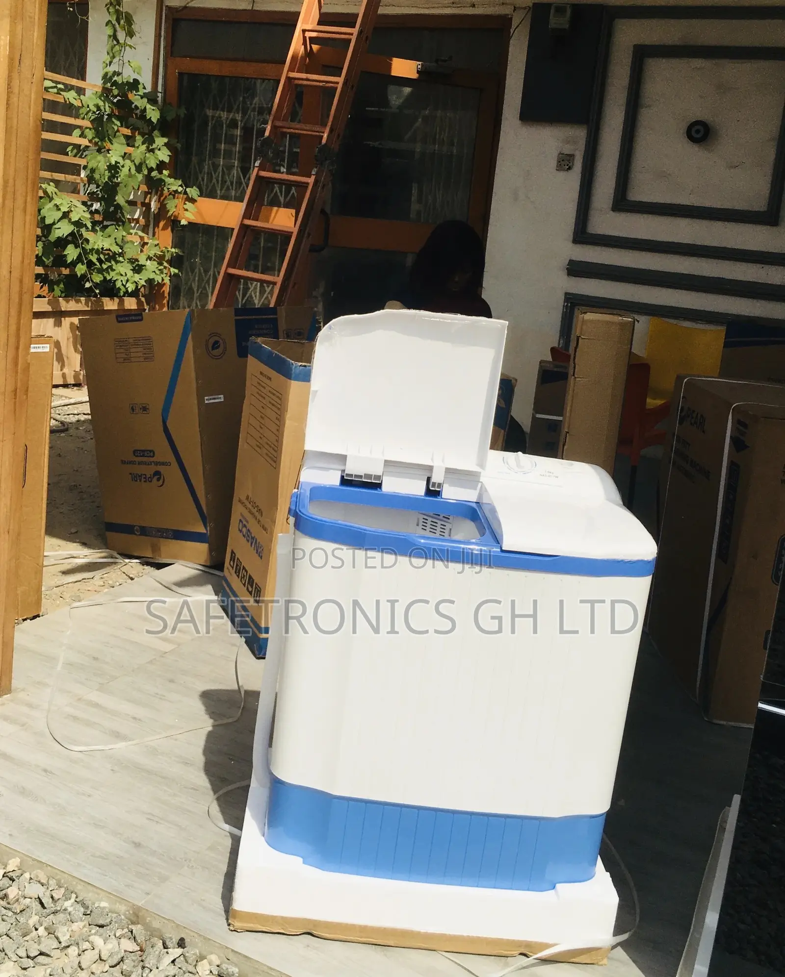 Semiautomatic White/Blue 7kg Topload Nasco Washingmachine