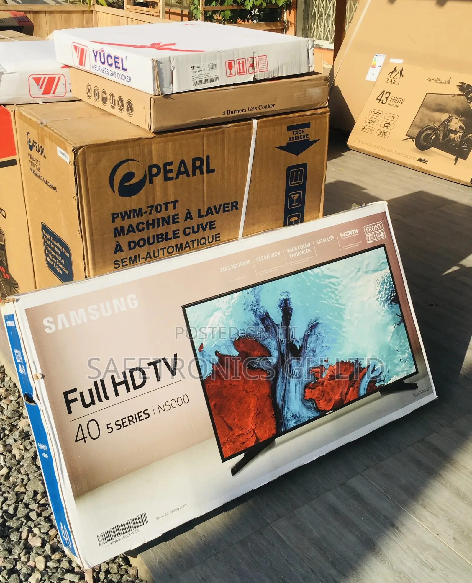Black Electric 43 Inches Glossy N500 LED Full HD Samsung