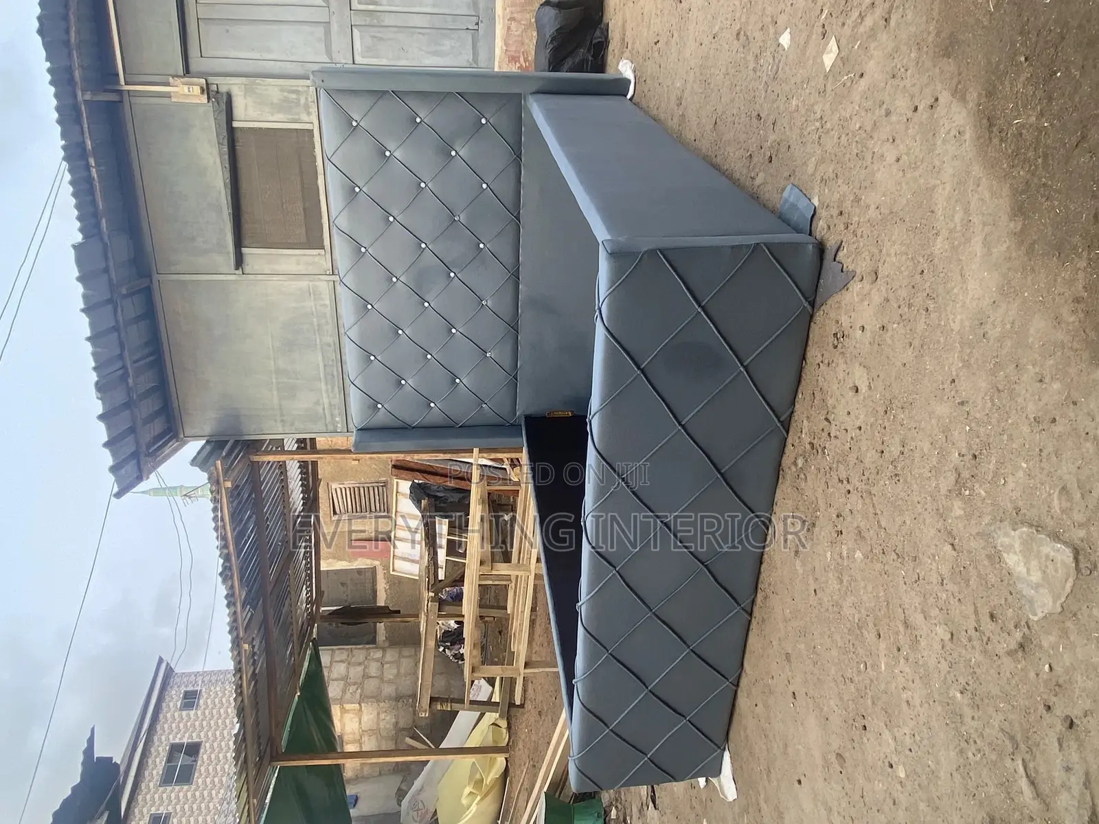 Leather Material Butterfly Bedframe for Sale Affordable