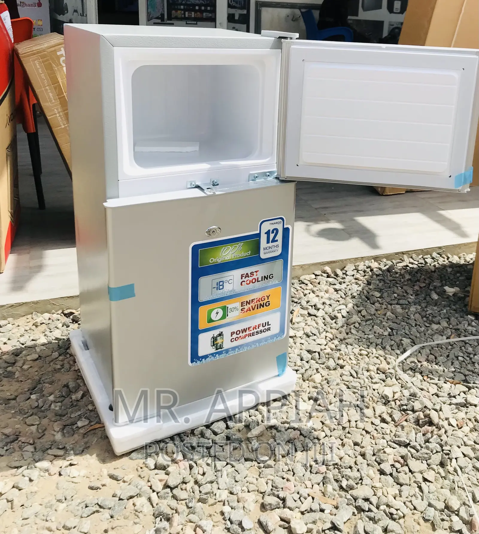 Purchase Classic Nasco Nasf2-120 2 Door Electric Fridge.
