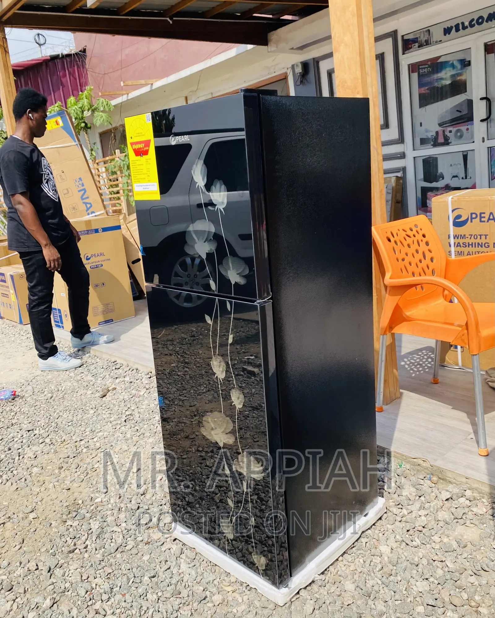 Eco-Friendly Pearl Pf 217t-2b Double Door Fridge.